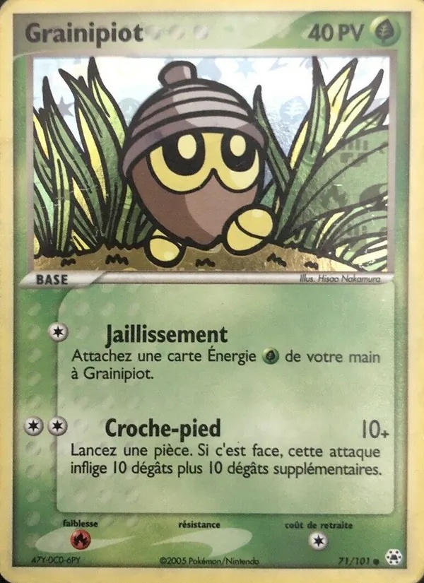 Grainipiot 71/101 - EX Légendes Oubliées - Pokémon JCC