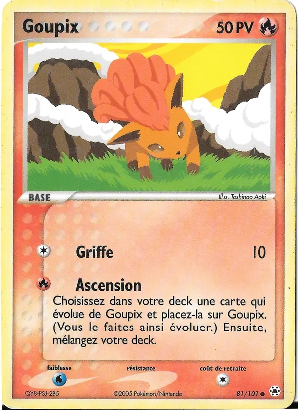 Goupix 81/101 - EX Légendes Oubliées - Pokémon JCC