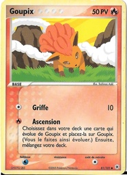 Goupix 81/101 - EX Légendes Oubliées - Pokémon JCC