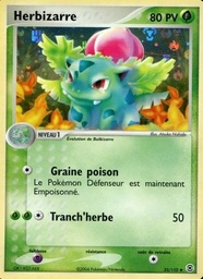 Herbizarre 35/112 - EX Rouge Feu & Vert Feuille - Pokémon JCC