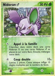 Nidoran ♂ 71/112 - EX Rouge Feu & Vert Feuille - Pokémon JCC
