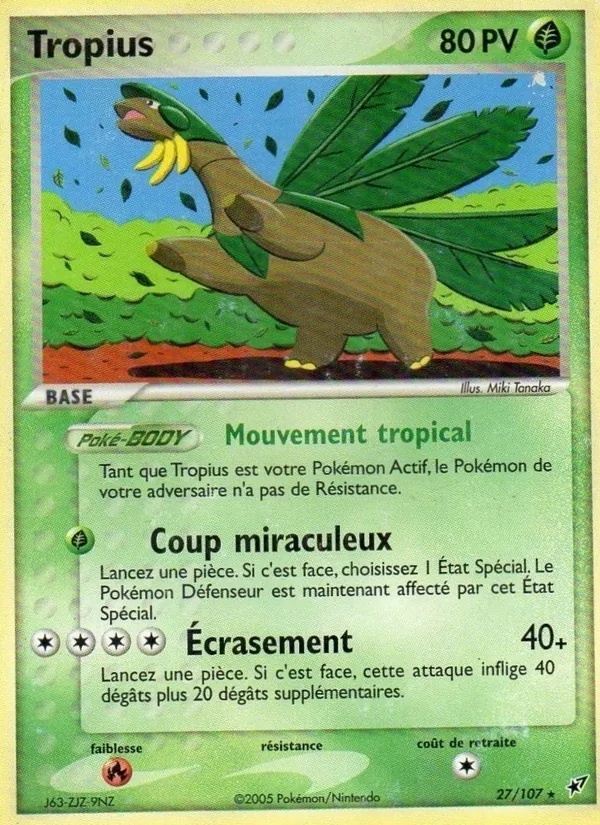 Tropius 27/107 - EX Deoxys - Pokémon JCC