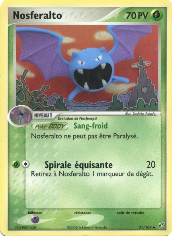Nosferalto 31/107 - EX Deoxys - Pokémon JCC