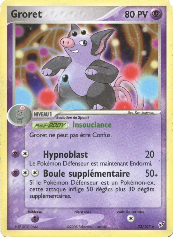 Groret 32/107 - EX Deoxys - Pokémon JCC