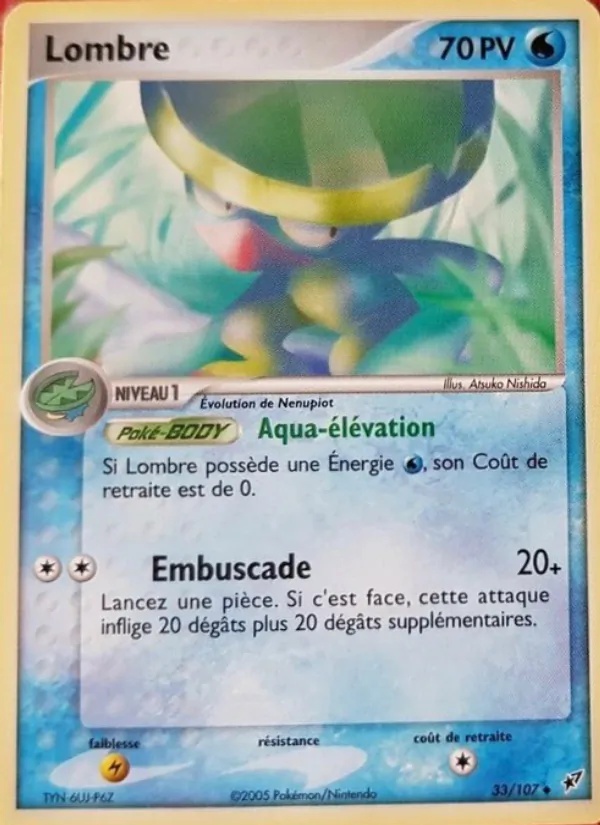 Lombre 33/107 - EX Deoxys - Pokémon JCC