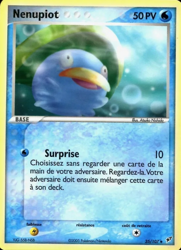 Nénupiot 35/107 - EX Deoxys - Pokémon JCC