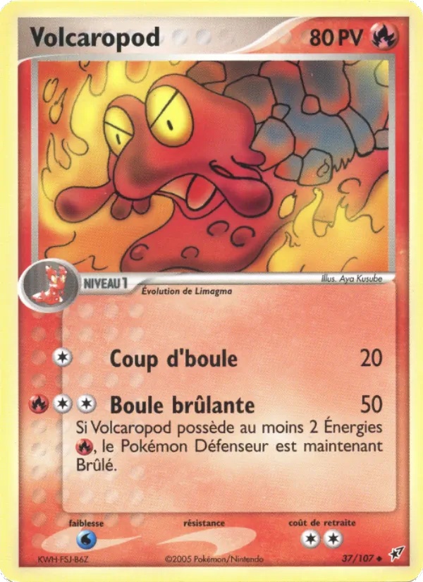 Volcaropod 37/107 - EX Deoxys - Pokémon JCC