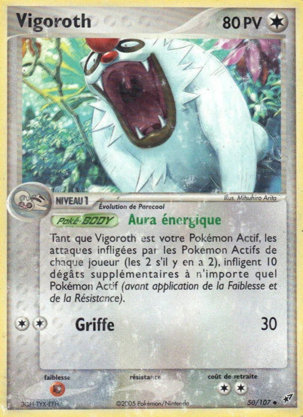 Vigoroth 50/107 - EX Deoxys - Pokémon JCC