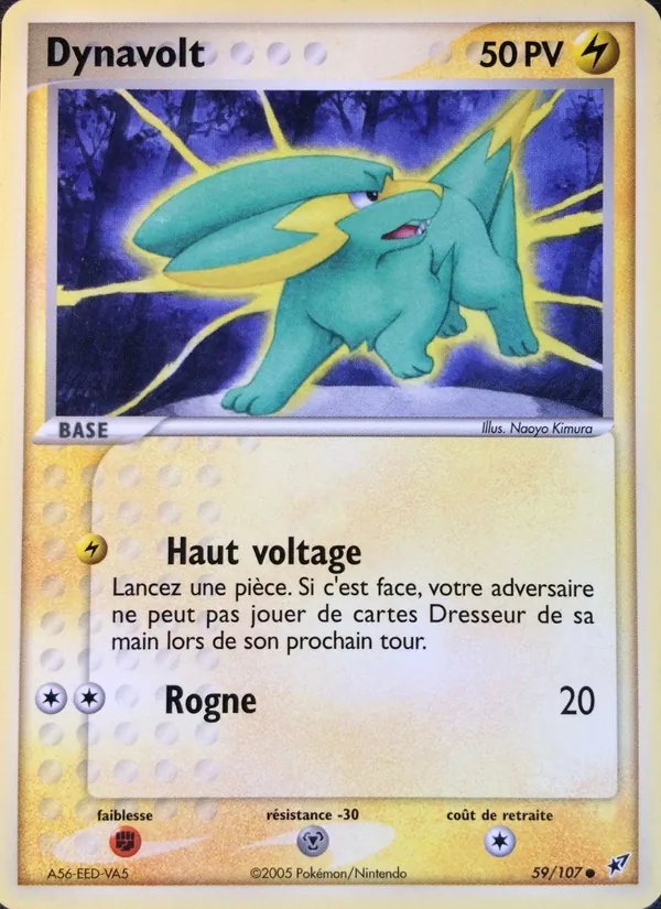 Dynavolt 59/107 - EX Deoxys - Pokémon JCC