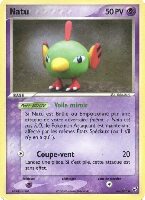 Natu 66/107 - EX Deoxys - Pokémon JCC