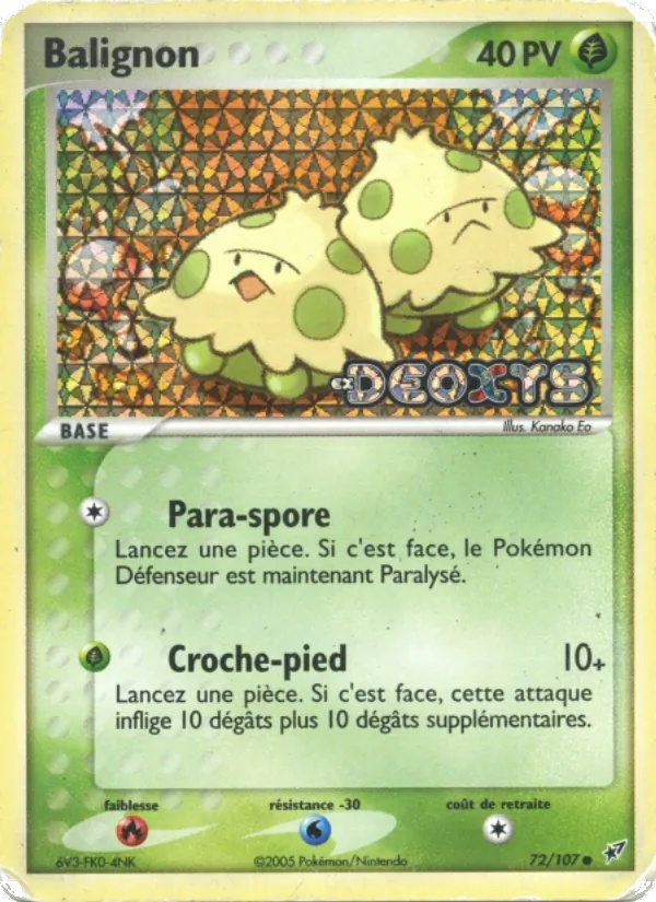Balignon 72/107 - EX Deoxys - Pokémon JCC