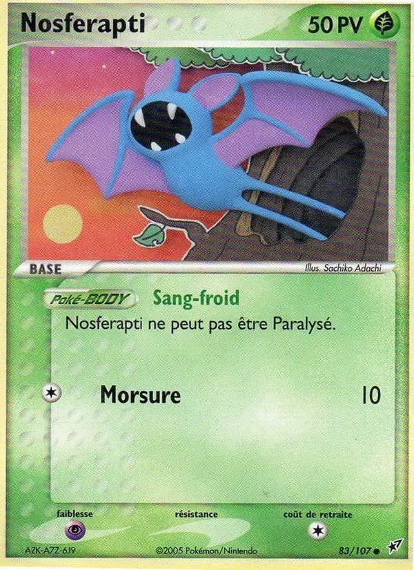 Nosferapti 83/107 - EX Deoxys - Pokémon JCC