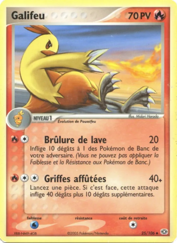 Galifeu 25/106 - EX Émeraude - Pokémon JCC