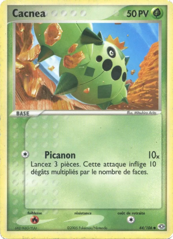 Cacnea 44/106 - EX Émeraude - Pokémon JCC