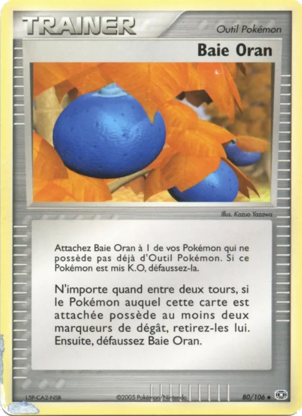Baie Oran 80/106 - EX Émeraude - Pokémon JCC