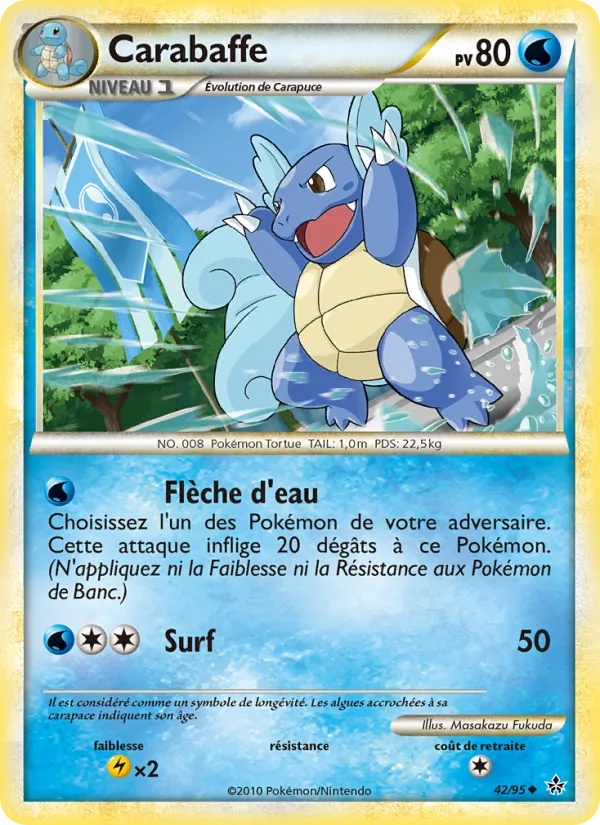 Carabaffe 42/95 - Déchaînement - Pokémon JCC