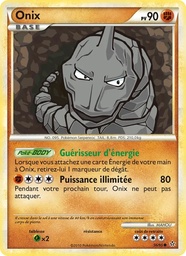 Onix 56/95 - Déchaînement - Pokémon JCC