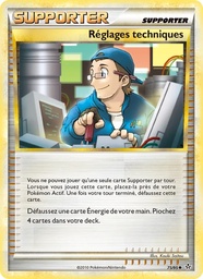 Réglages techniques 75/95
