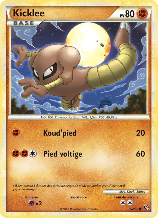 Kicklee 52/90 - Indomptable - Pokémon JCC