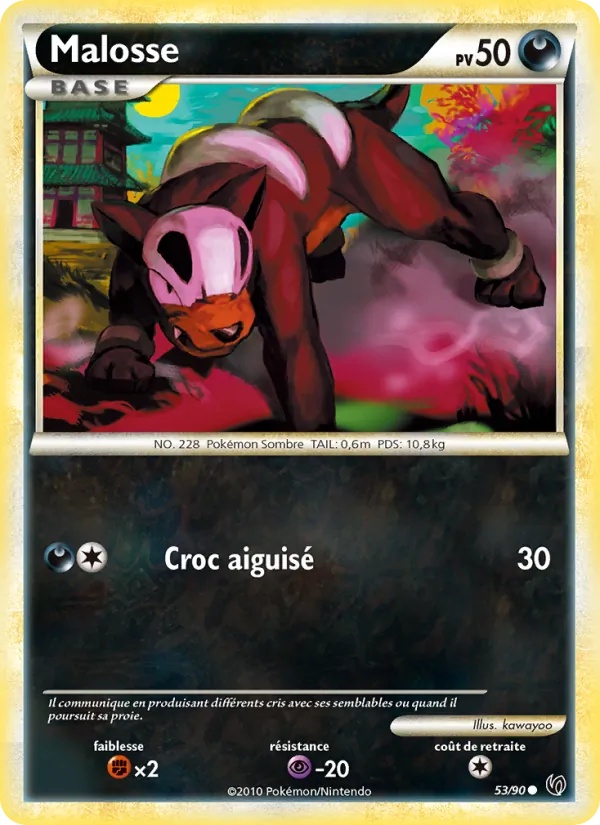 Malosse 53/90 - Indomptable - Pokémon JCC