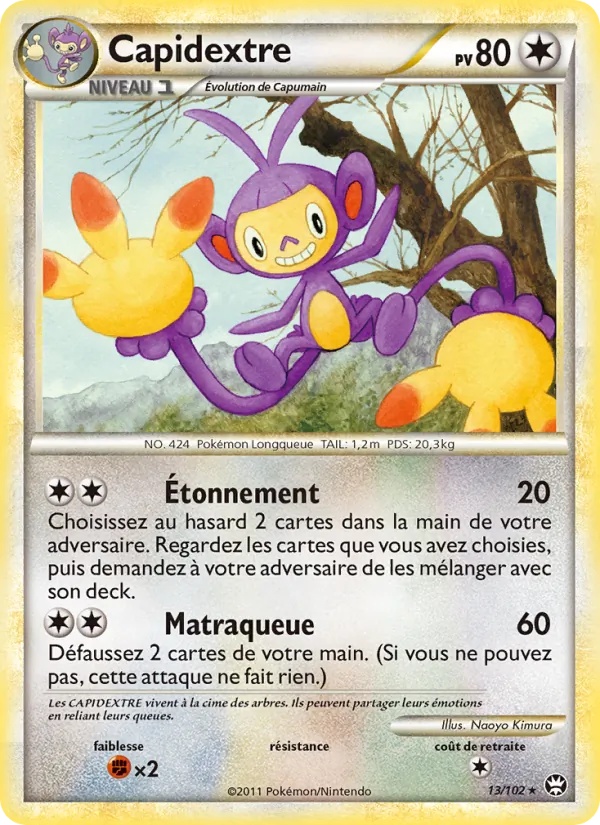 Capidextre 13/102 - Triomphant - Pokémon JCC