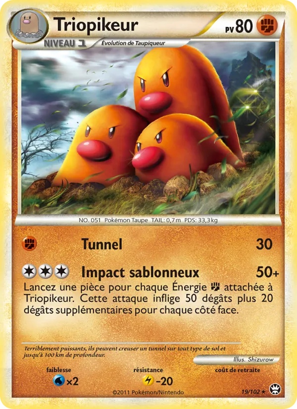 Triopikeur 19/102 - Triomphant - Pokémon JCC