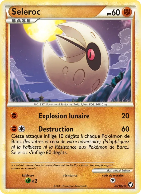 Séléroc 25/102 - Triomphant - Pokémon JCC