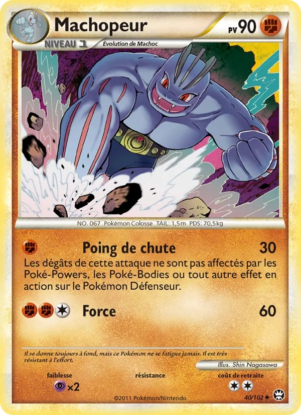 Machopeur 40/102 - Triomphant - Pokémon JCC