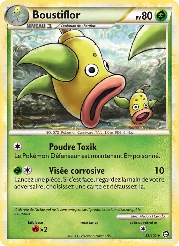 Boustiflor 53/102 - Triomphant - Pokémon JCC