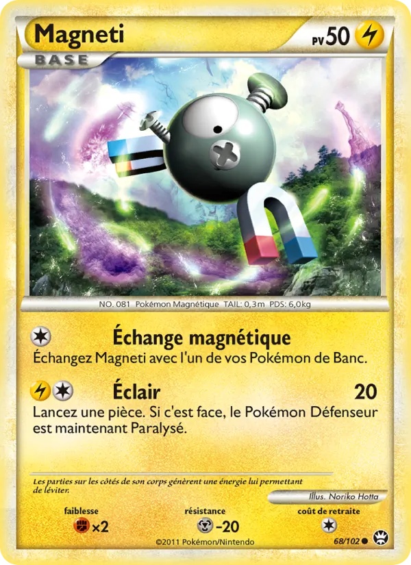 Magnéti 68/102 - Triomphant - Pokémon JCC