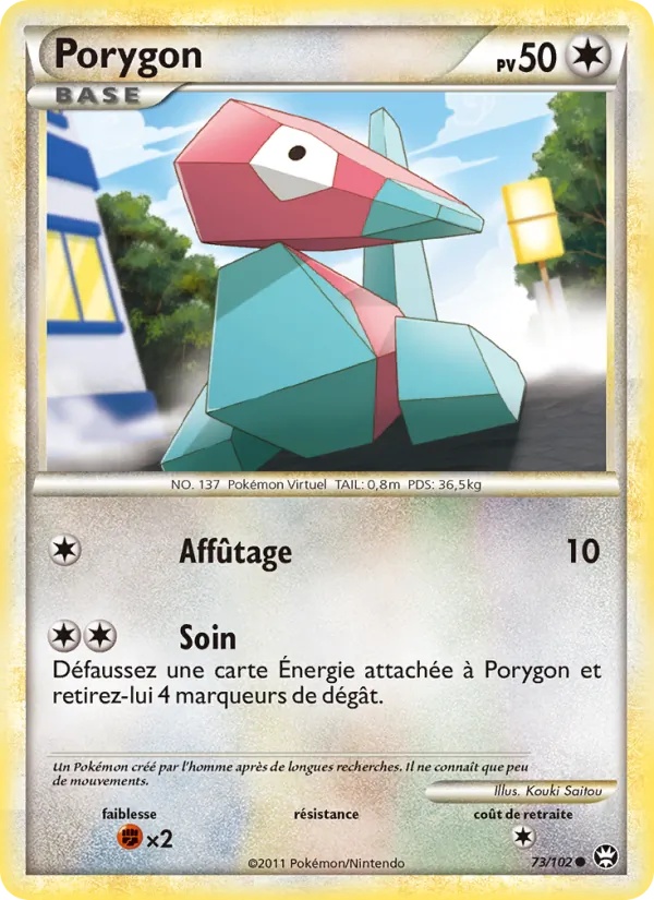 Porygon 73/102 - Triomphant - Pokémon JCC