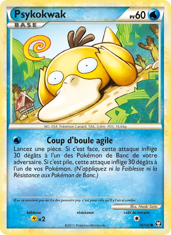 Psykokwak 74/102 - Triomphant - Pokémon JCC