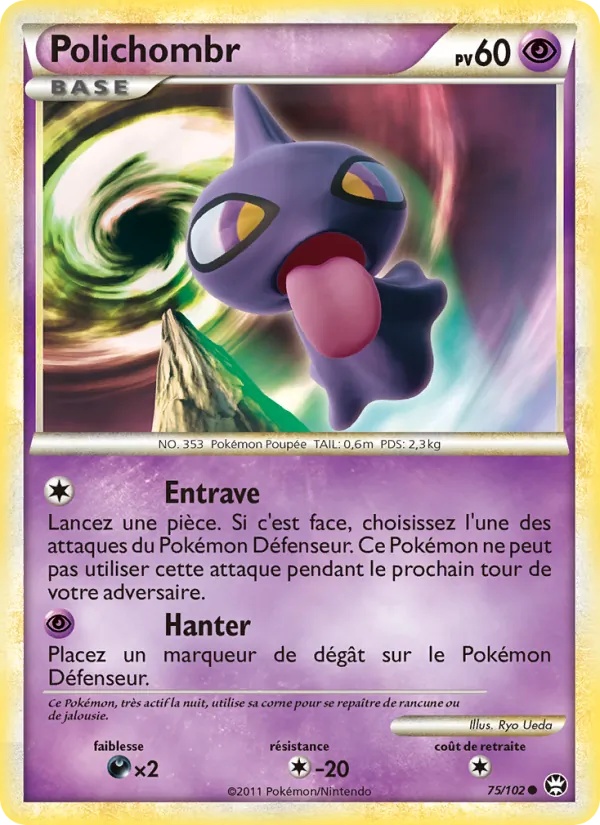 Polichombr 75/102 - Triomphant - Pokémon JCC