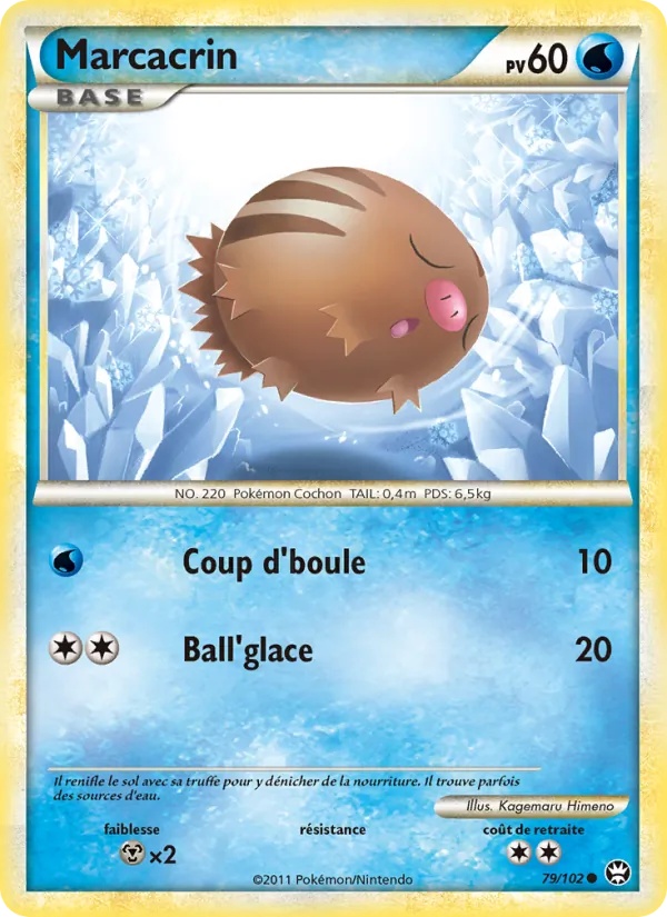 Marcacrin 79/102 - Triomphant - Pokémon JCC