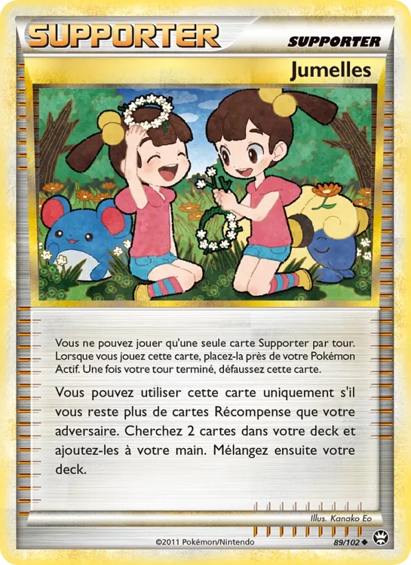 Jumelles 89/102 - Triomphant - Pokémon JCC