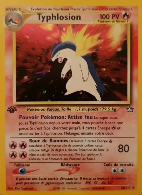 Typhlosion 18/111 - Neo Genesis - Firstedition - Pokémon JCC