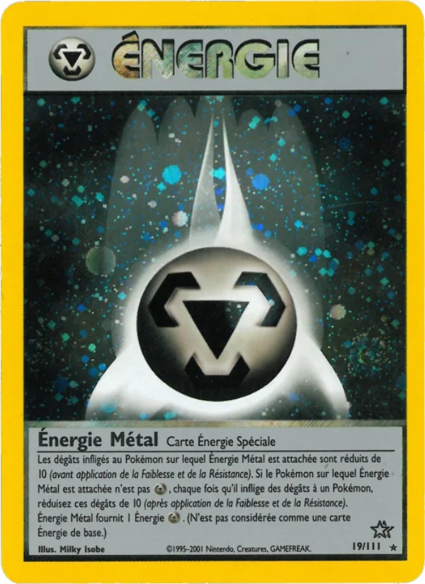 Énergie Métal 19/111 - Neo Genesis - 1re Édition - Pokémon JCC