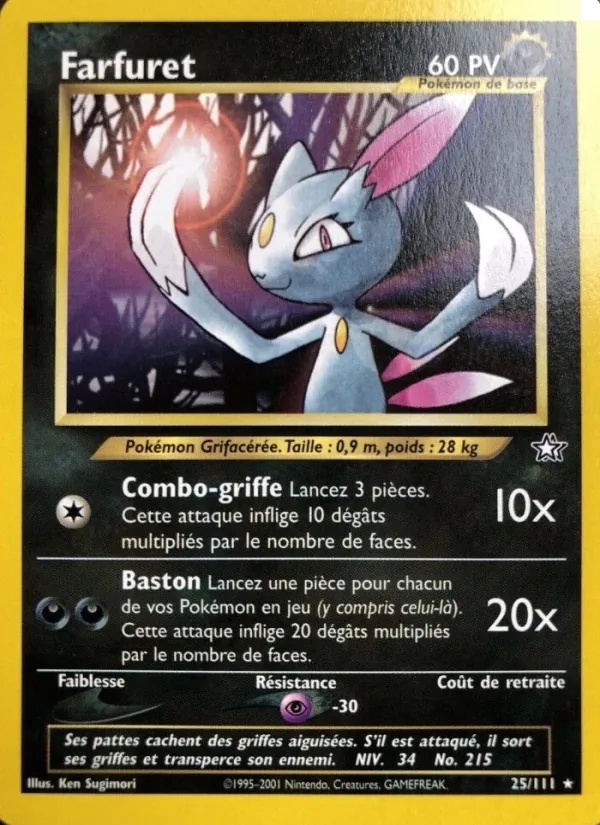 Farfuret 25/111 - Neo Genesis - Pokémon JCC