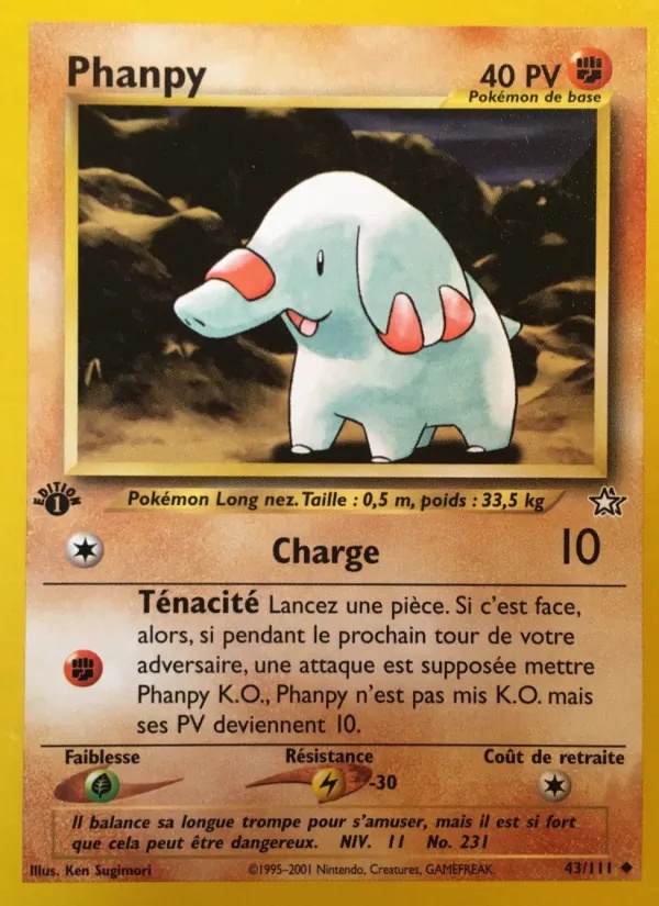 Phanpy 43/111 - Neo Genesis - Pokémon JCC