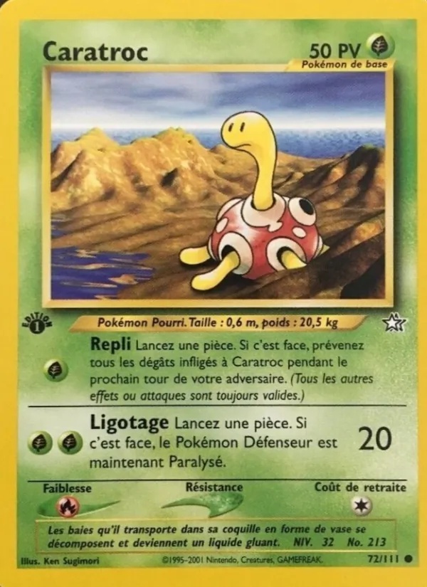 Caratroc 72/111 - Neo Genesis - Pokémon JCC