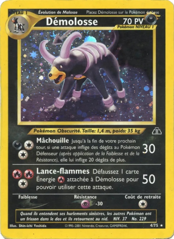 Démolosse 4/75 - Neo Discovery - Firstedition - Pokémon JCC