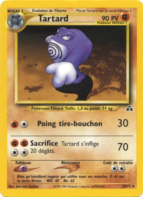 Tartard 28/75 - Neo Discovery - Pokémon JCC