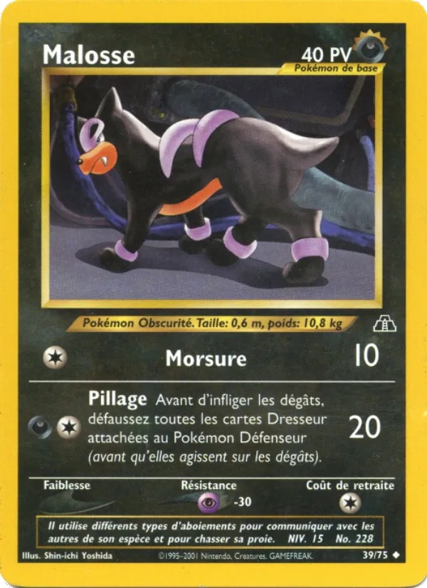 Malosse 39/75 - Neo Discovery - Pokémon JCC
