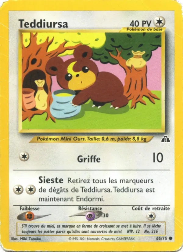 Teddiursa 65/75 - Neo Discovery - Pokémon JCC