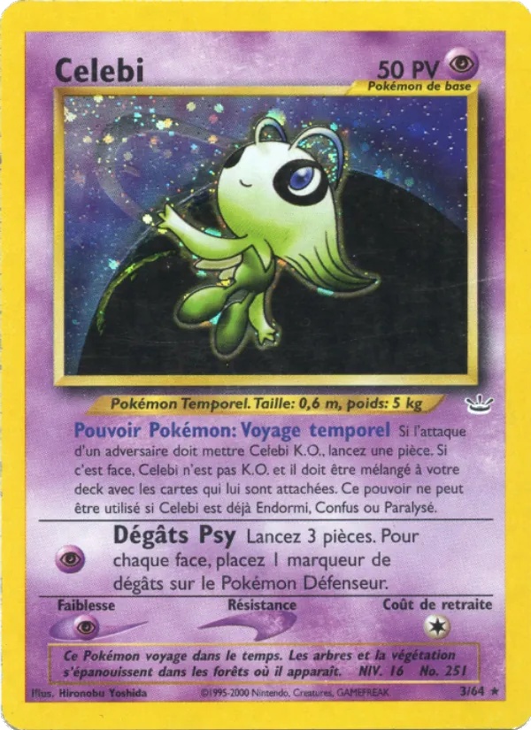 Celebi 3/64 - Neo Revelation - 1re Édition - Pokémon JCC
