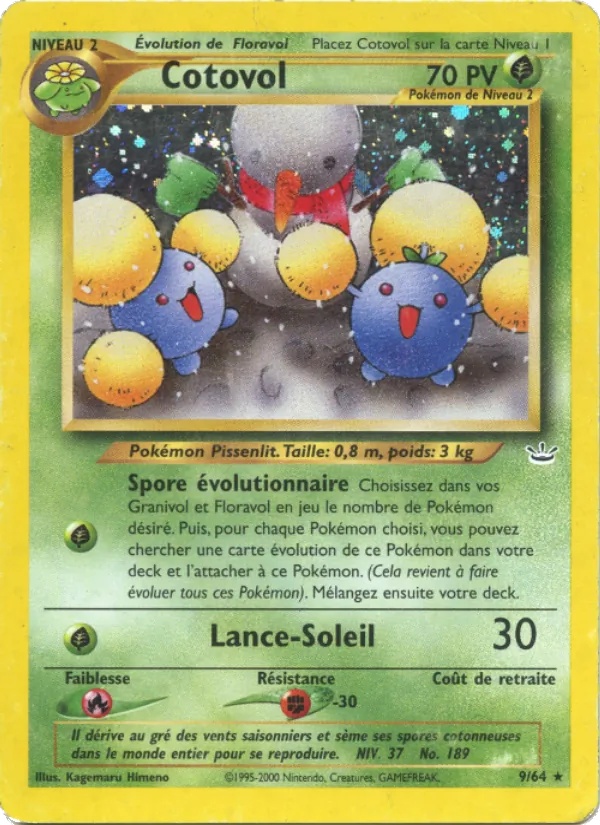 Cotovol 9/64 - Neo Revelation - 1re Édition - Pokémon JCC