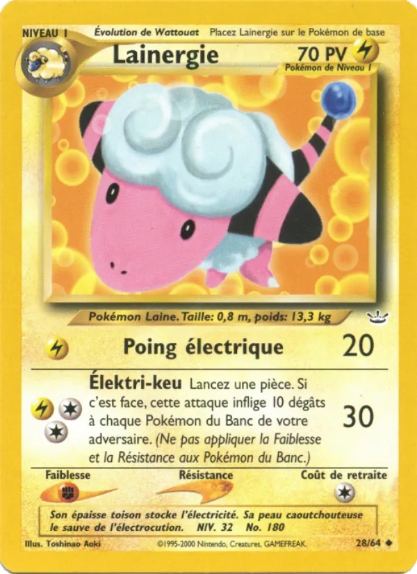 Lainergie 28/64 - Neo Revelation - Pokémon JCC