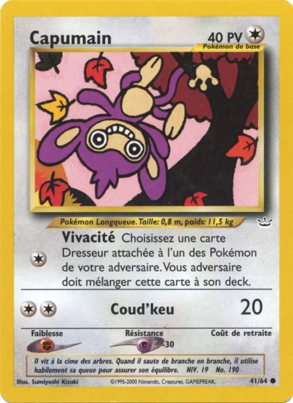 Capumain 41/64 - Neo Revelation - Pokémon JCC