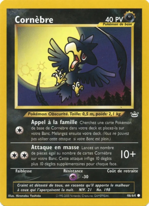 Cornèbre 46/64 - Neo Revelation - Pokémon JCC