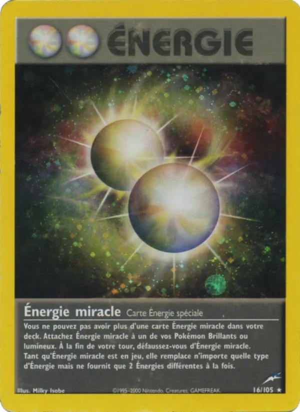 Énergie miracle 16/105 - Neo Destiny - 1re Édition - Pokémon JCC